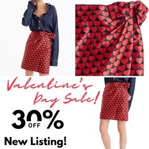 NWT - J. Crew Women’s Jacquard Skirt with Bow Accent Size 00